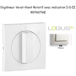 Enjoliveur pour Va-et-vient rotatif avec indication I,0,II Logus 90760 TGE Glace