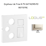 Enjoliveur pour R-TV-SAT-RJ45-FO Logus 90770 TPE
