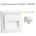 Enjoliveur pour lumière d'orientation logus 90 90782TBR Blanc