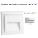 Enjoliveur pour lumière d'orientation logus 90 90782TGE Glace