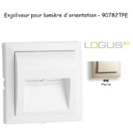 Enjoliveur pour lumière d'orientation logus 90 90782TPE Perle