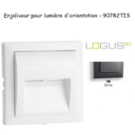 Enjoliveur pour lumière d'orientation logus 90 90782TIS Gris