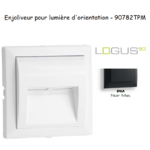 Enjoliveur pour lumière d'orientation logus 90 90782TPM Noir MAT