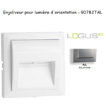 Enjoliveur pour lumière d'orientation logus 90 90782TAL Alumine