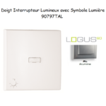 Doigt pour interrupteur lumineux avec symbole lumière Logus 90797TAL
