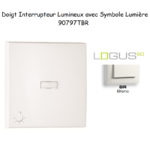 Doigt pour interrupteur lumineux avec symbole lumière Logus 90797TBR