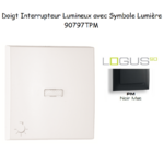 Doigt pour interrupteur lumineux avec symbole lumière Logus 90797TPM