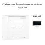 Enjoliveur pour commande Locale de persienne APOLO5000 50312TPM Noir MAT