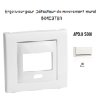 Enjoliveur pour détecteur de mouvement mural apolo 5000 50403TBR Blanc