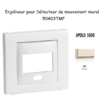 Enjoliveur pour détecteur de mouvement mural apolo 5000 50403TMF Ivoire