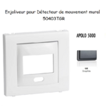 Enjoliveur pour détecteur de mouvement mural apolo 5000 50403TGR Graphite
