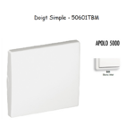 Doigt simple APOLO5000 50601TBM Blanc MAT