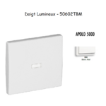 Doigt Interrupteur Lumineux APOLO5000 50602TBM Blanc MAT