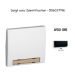 Doigt avec Identification APOLO5000 50603TPM Noir MAT