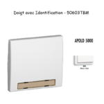 Doigt avec Identification APOLO5000 50603TBM Blanc MAT