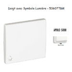 Doigt avec symbole Lumière  APOLO5000 50607TBM