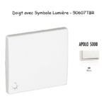 Doigt avec symbole Lumière  APOLO5000 50607TBR