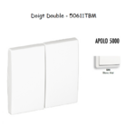Doigt Double APOLO5000 50611TBM Blanc MAT
