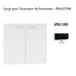 Doigt Inverseur de persienne APOLO5000 50613TPM Noir MAT
