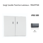 Doigt Double Fonction Lumineux APOLO5000 50615TGR Graphite