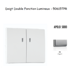 Doigt Double Fonction Lumineux APOLO5000 50615TPR Argent