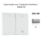 Doigt avec 2 symboles ventilateur APOLO5000 50616TPR