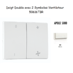 Doigt avec 2 symboles ventilateur APOLO5000 50616TBR