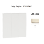 Doigt triple APOLO5000 50661TMF Ivoire