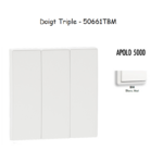 Doigt triple APOLO5000 50661TBM Blanc MAT