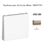 Enjoliveur rosette passage de cable APOLO5000 50671TCH Champagne