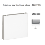 Enjoliveur rosette passage de cable APOLO5000 50671TPR Argent