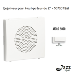 Enjoliveur pour haut parleur 2'' APOLO5000 50710TBM Blanc MAT