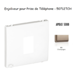 Enjoliveur pour prise de téléphone Apolo 50712TCH Champagne