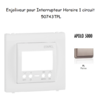 Enjoliveur pour interrupteur horaire digital 1 circuit APOLO5000 50743TPL Platine