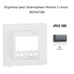 Enjoliveur pour interrupteur horaire digital 1 circuit APOLO5000 50743TGR Graphite