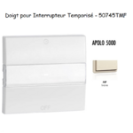 Doigt pour interrupteur temporisé APOLO5000 50745TMF Ivoire
