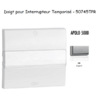 Doigt pour interrupteur temporisé APOLO5000 50745TPR Argent