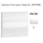Doigt pour interrupteur temporisé APOLO5000 50745TBR Blanc