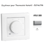 Enjoliveur pour thermostat rotatif Apolo 5000 50746TPR Argent