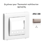 Enjoliveur Chronothermostat avec capteur IR APOLO5000 50749TPL Platine
