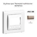 Enjoliveur Chronothermostat avec capteur IR APOLO5000 50749TCH Champagne