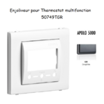 Enjoliveur Chronothermostat avec capteur IR APOLO5000 50749TGR Graphite