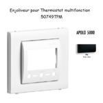 Enjoliveur Chronothermostat avec capteur IR APOLO5000 50749TPM Noir MAT