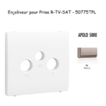 Enjoliveur pour prise R TV SAT APOLO5000 50775TPL Platine