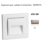 Enjoliveur pour lumière d'orientation apolo 5000 50782TPL Platine