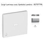 Doigt pour interrupteur Lumineux avec symbole lumière APOLO5000 50797TPR