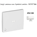 Doigt pour interrupteur Lumineux avec symbole lumière APOLO5000 50797TBM