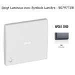Doigt pour interrupteur Lumineux avec symbole lumière APOLO5000 50797TGR