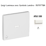 Doigt pour interrupteur Lumineux avec symbole lumière APOLO5000 50797TBR
