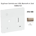 Enjoliveur pour Centrale avec USB, Bluetooth et Jack 3,5 mm 50856TCH